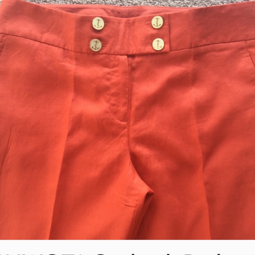 *EUC* Outback Red Linen Trousers